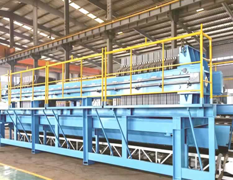 Application du sable et du gravier de construction et avantages du filtre-presse