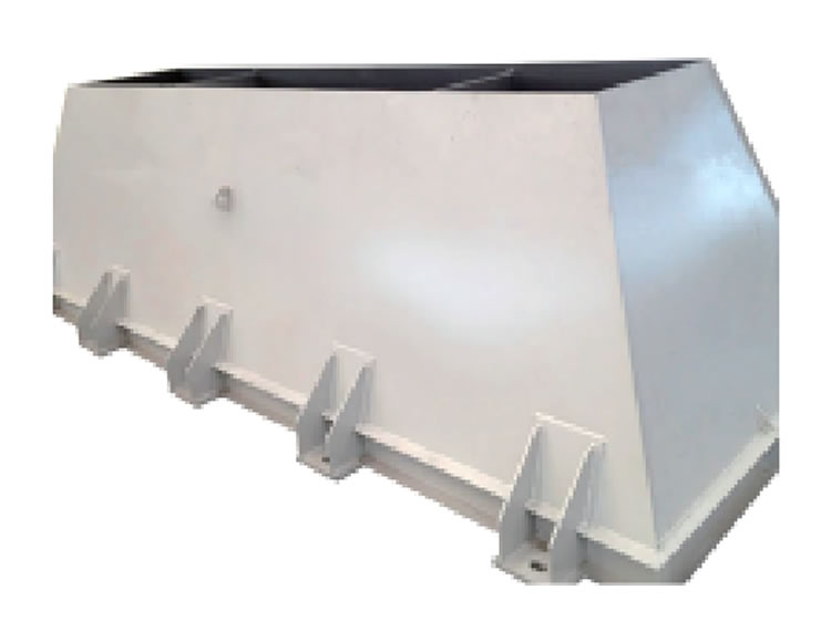 Filtre-presse Trémie de guidage