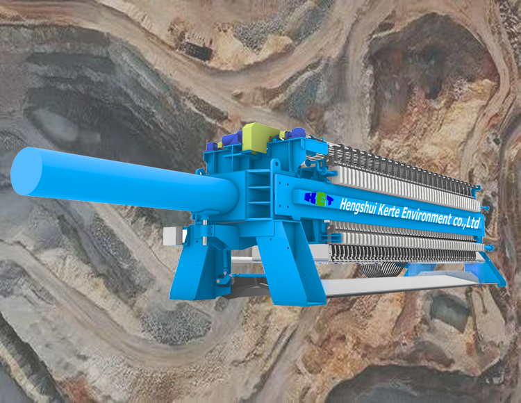 Améliorer l’efficacité minière : filtre presse à tissu mobile pour le dry stacking des résidus