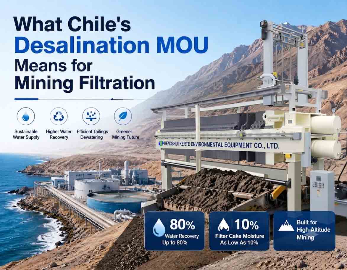 Ce que le protocole d'accord du Chili sur le dessalement implique pour la filtration minière